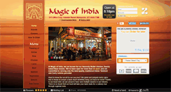 Desktop Screenshot of magicofindia.com.au
