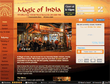 Tablet Screenshot of magicofindia.com.au